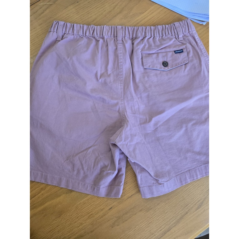 Chubbies The Dahlias 7 Inch Stretch Shorts Mens M Pink 012222-025 Salmon - Picture 5 of 6